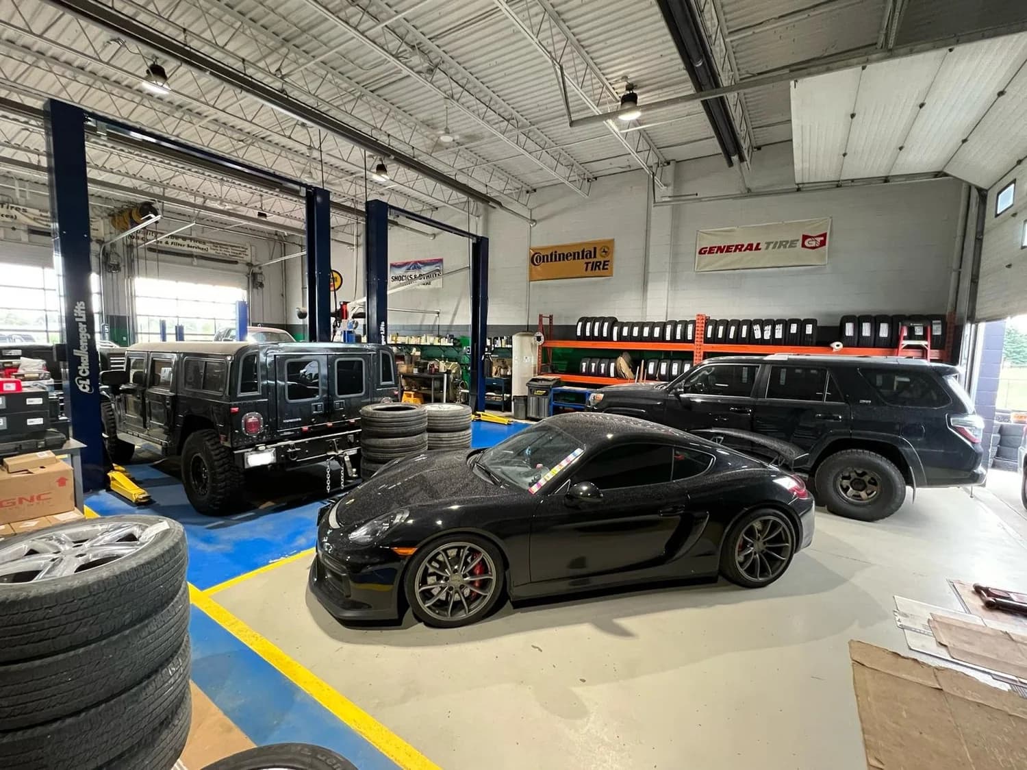 In the shop
